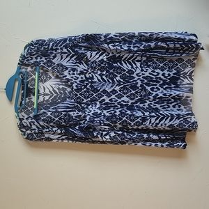 NWT sheer body with matching tank blouse